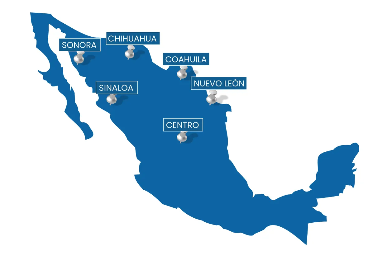 Inova Glass Mapa